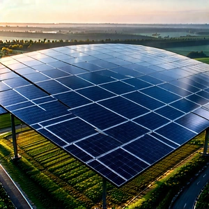Innovative Renewable Energy Design With Large Solar