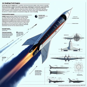 A Blue And White Diagram Shows The Different Parts Of A Space Shuttle