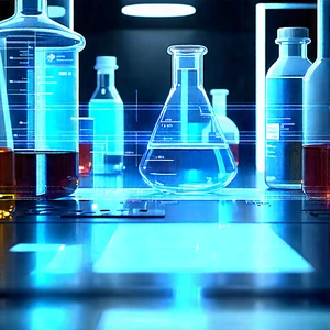 Entertainment Technology In Modern Laboratory With Table Variety
