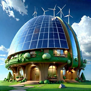 Innovative Renewable Energy Design With Large, Round,