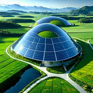 Innovative Renewable Energy Design With Large, Modern-looking