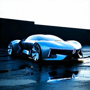 Automotive Technology In Field Deployment With Futuristic Silver