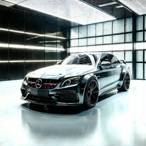 Automotive Technology In Modern Laboratory With Silver Mercedes
