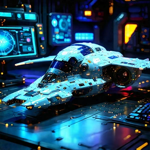 Aerospace Technology In Tech Office With Image, There