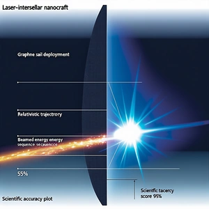 The Image Is A Diagram That Shows The Process Of Creating A Laser Interstellar Nanocraft