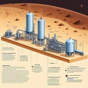 detailed diagram refinery