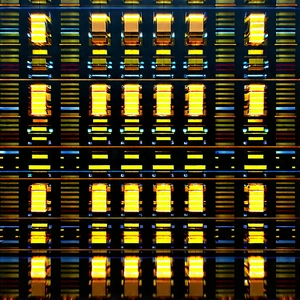 Close-up Of Sensor Array With Close-up Computer