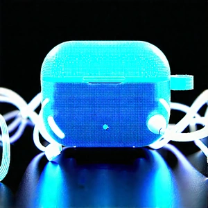 Wireless earbuds with glowing screen