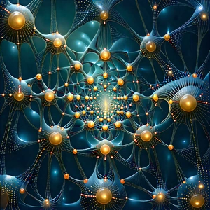 Blockchain Network Visualization With Image, There