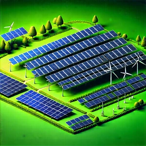 Innovative Renewable Energy Design With Large Solar