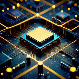 Close-up of sensor array