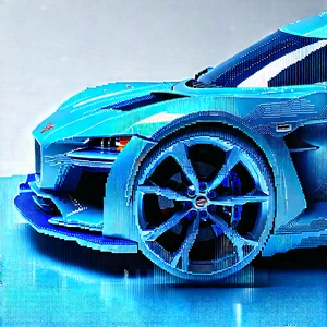 Automotive Technology In Tech Office With Blue Sports