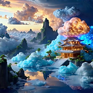 Cloud Computing Visualization With Beautifully Drawn