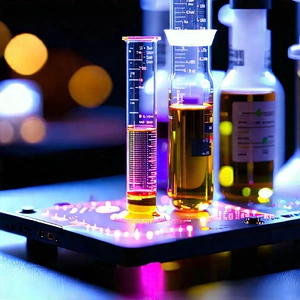 Entertainment Technology In Modern Laboratory With Table Variety