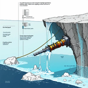 The Image Is A Detailed Illustration Of A Submarine, With A Focus On Its Underwater Operations
