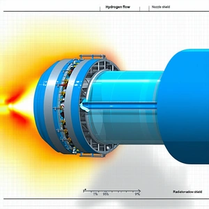 A Blue Pipe Is Shown In A Diagram, With A Yellow Flame Coming Out Of It