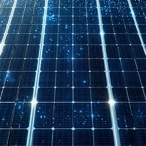Solar Panel With Data Streams With Solar Panel