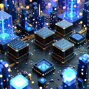 Close-up of sensor array