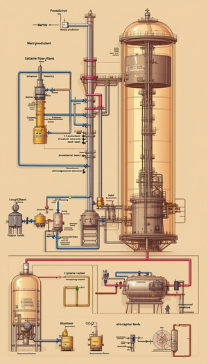 detailed diagram chemical plant