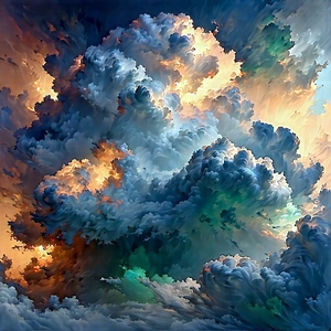 Cloud Computing Visualization With Painting Cloudy