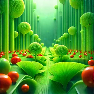 Agricultural Technology In Modern Laboratory With Image, There