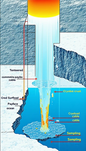 A Large, Blue, Underwater Tunnel That Is Filled With Water