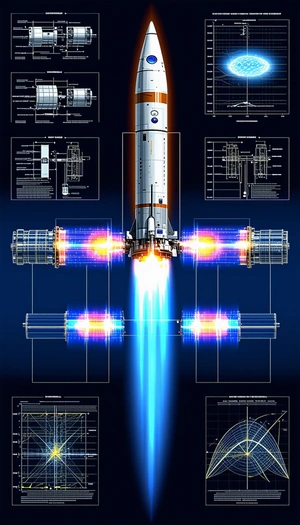 A Diagram Is Displayed Showing The Different Parts Of A Rocket