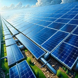 Innovative Renewable Energy (design:1.17) With Large Solar