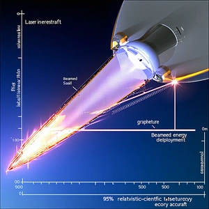 close-up laser beam