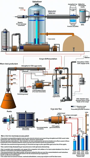 The Image Is A Diagram Of A Chemical Plant, Showing The Process Of Producing Ammonia