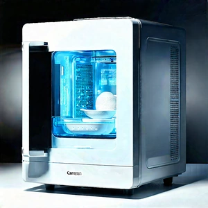 Innovative Smart Appliance Design With White Blue