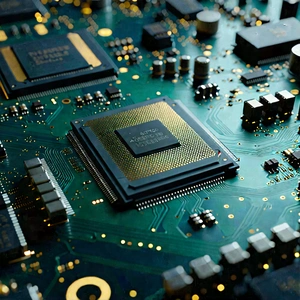 Close-up of memory module