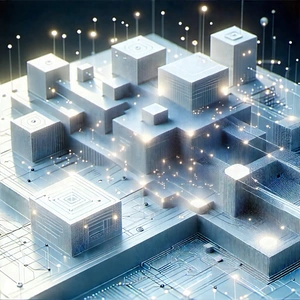 Tech Geometric Design: Blockchain network visualization