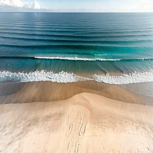 Lifestyle Aerial Photography: Beach day during winter