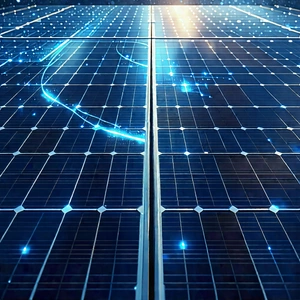 Solar Panel With Data Streams With Large Solar