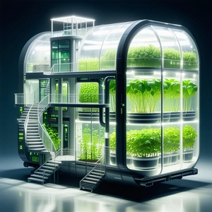 A Large, Futuristic Building With A Unique Design