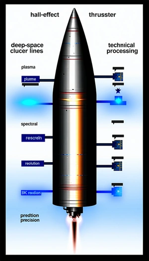 A Large, Cylindrical Object With A Blue Glow