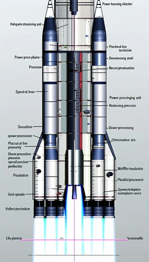 The Image Is A Diagram Of A Rocket, Showing Its Various Components And Their Functions