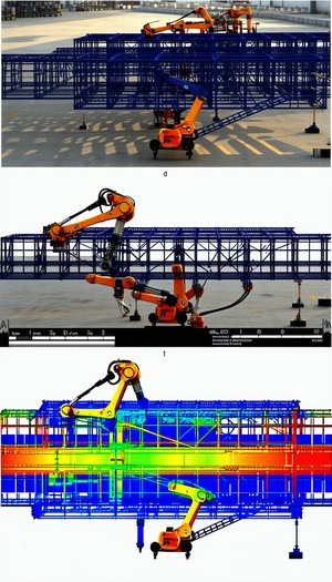 The Image Is A Split-screen Display Of Two Different Robots