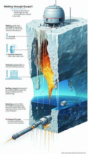 The Image Is A Diagram Showing The Process Of How Ice Melts