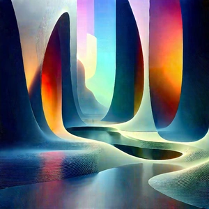 Futuristic Tech Startup Office With Image, There