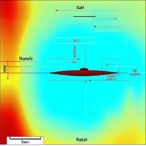 The Image Is A Blueprint Of A Ship, Showing The Various Parts Of The Vessel