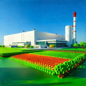 Agricultural Technology In Modern Laboratory With Large Building