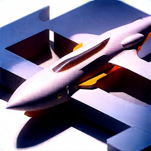 Aerospace Technology In (modern:1.46) Laboratory With Futuristic Spacecraft