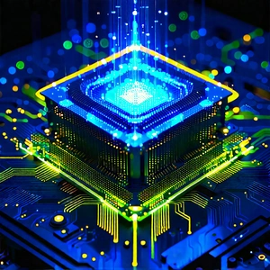 Quantum computer with data streams