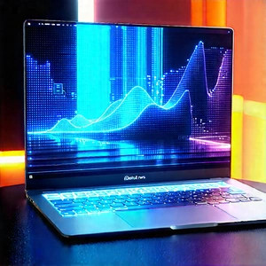 Laptop With Holographic Display With Laptop Computer