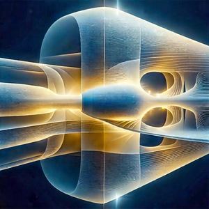Aerospace Technology In Manufacturing Facility With Brightly Lit,