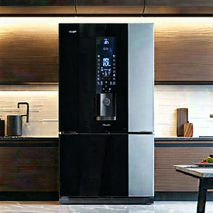 Innovative Smart Appliance Design With Large Black