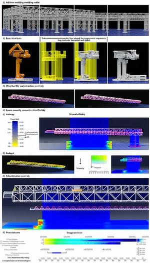 The Image Is A Series Of Diagrams And Illustrations Showing The Construction Of A Large Bridge