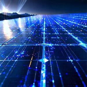 Solar Panel With Holographic Projection With Large Solar